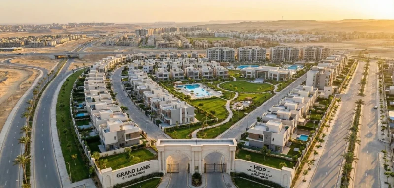 كمبوند جراند لين التجمع السادس Grand Lane New Cairo